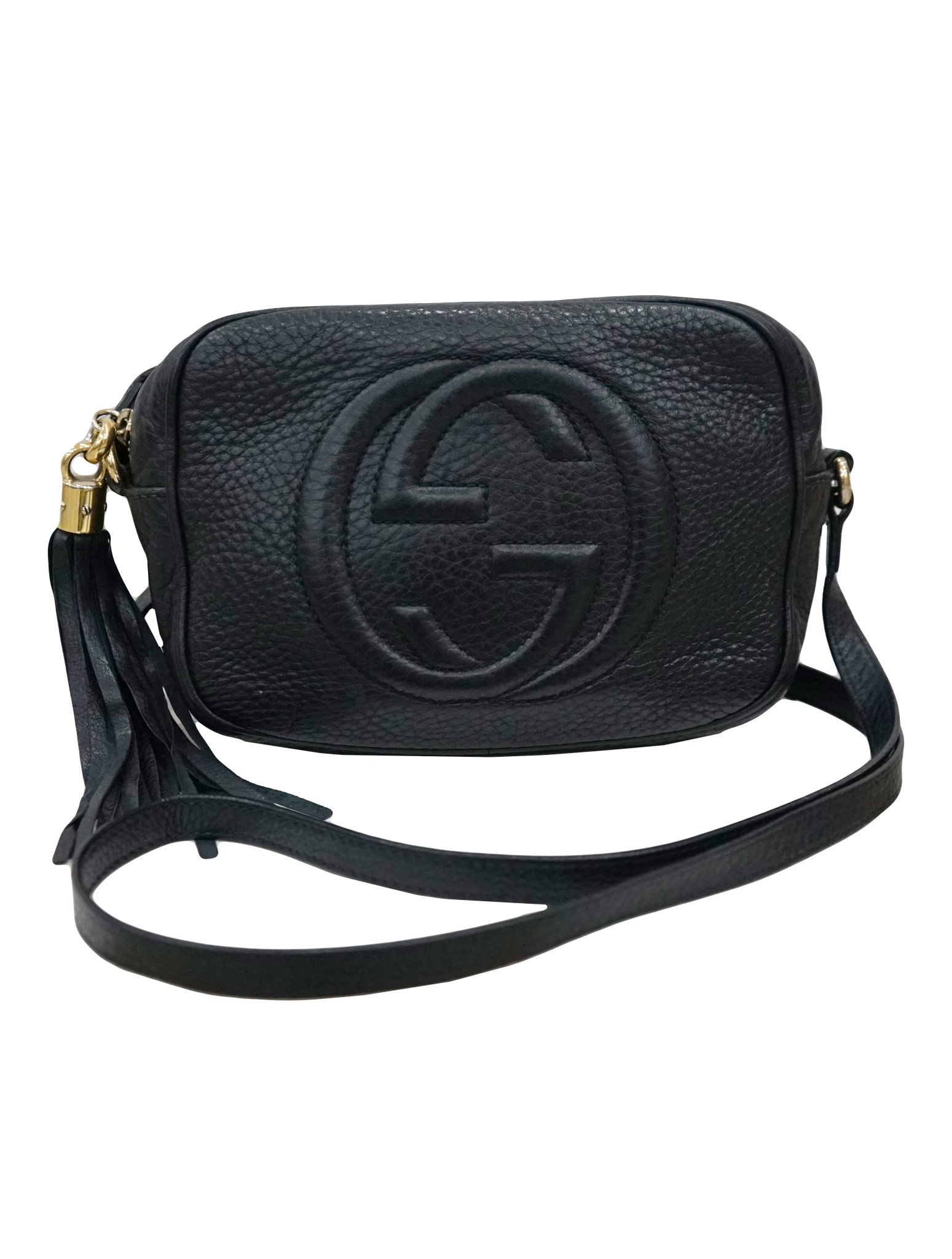 BLACK SOHO DISCO CROSSBODY BAG - styleforless