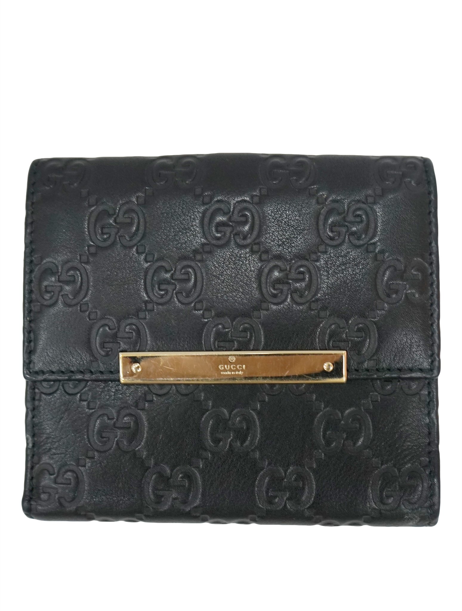 GUCCISSIMA COMPACT WALLET - styleforless