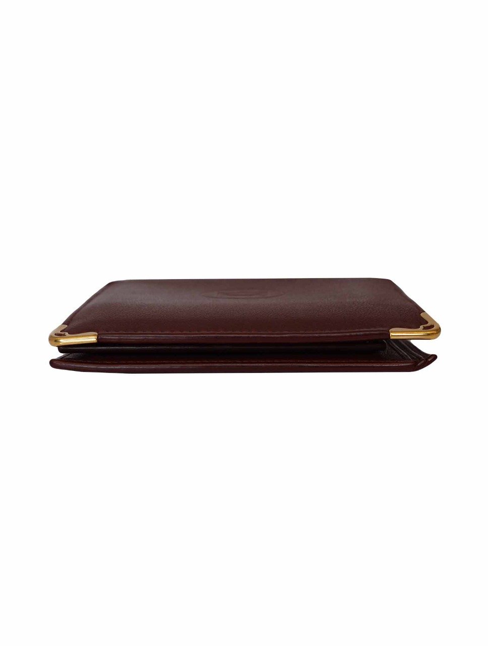 Leather card wallet Louis Vuitton Burgundy in Leather - 35559398