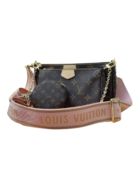 Louis Vuitton, Bags, Louis Vuitton Rose Claire Monogram Canvas Multi  Pochette Accessories Bag