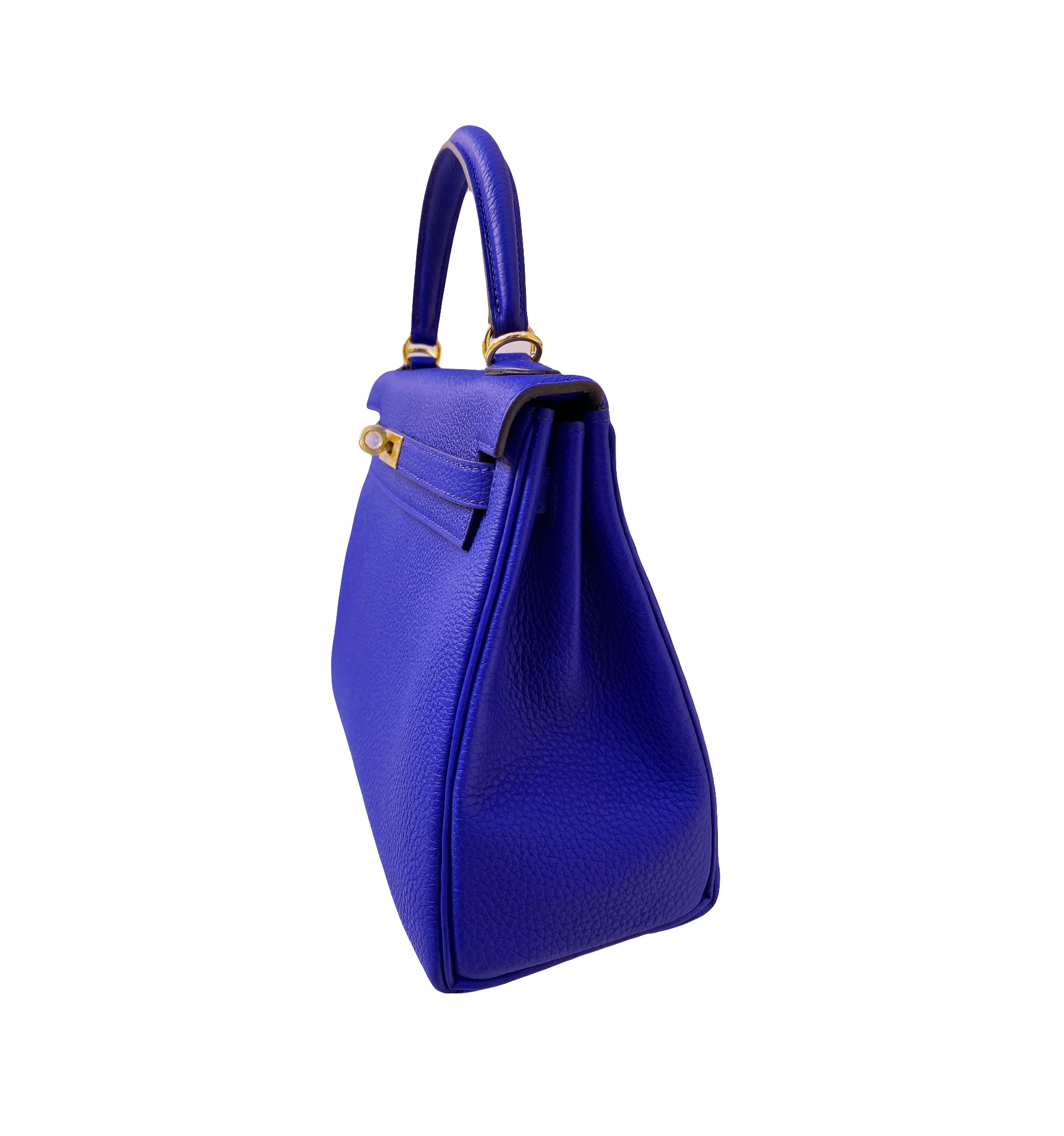 BLEU ROYAL TOGO LEATHER BIRKIN 30 BAG - styleforless