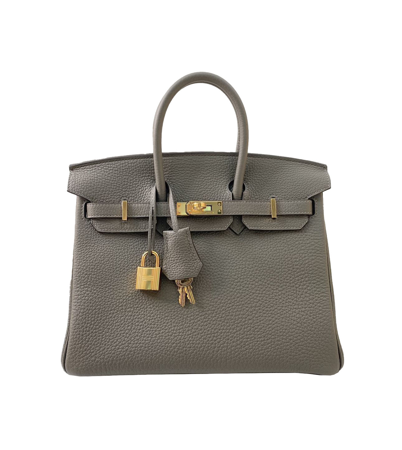 GRIS MEYER BIRKIN 25 TOGO LEATHERGOLD HARDWARE - styleforless