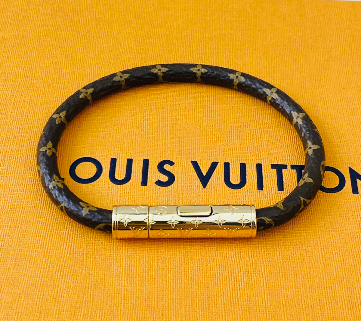 LV Confidential bracelet Monogram Canvas in Brown - Accessories M6334E, LOUIS VUITTON ®