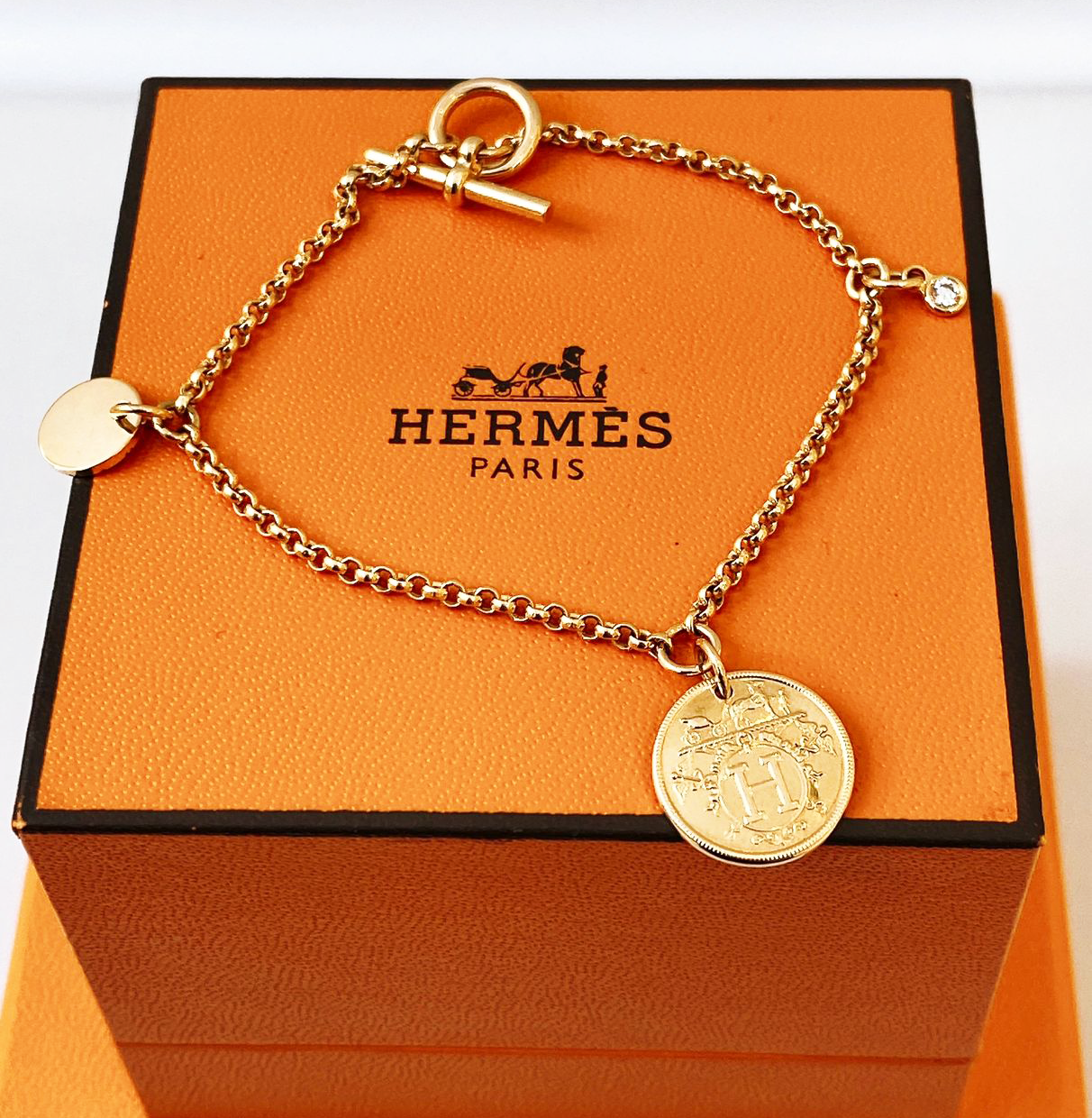 Hermes Ex-Libris PM Bracelet