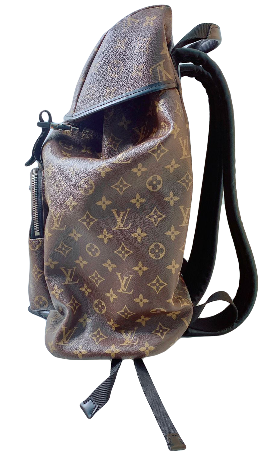 LOUIS VUITTON Zack Monogram Macassar Canvas Backpack Bag-US